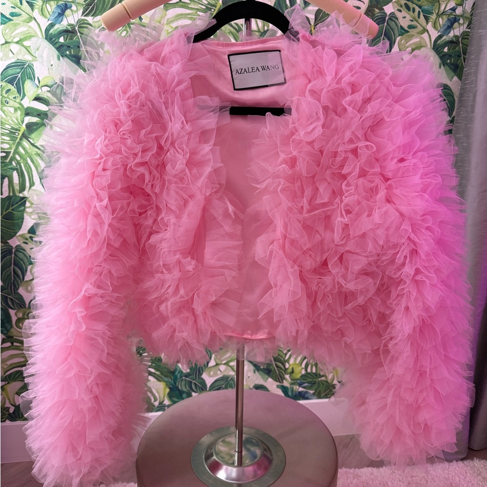 Pink Ruffled Jacket